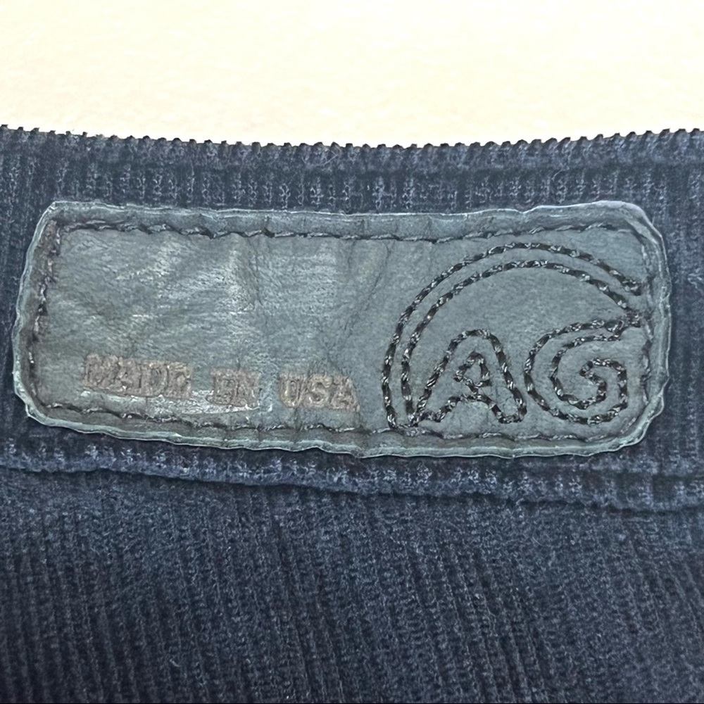 Adriano Goldschmeid Night Blue Feather Corduroy Super Skinny Leggings Pants - Picture 13 of 16